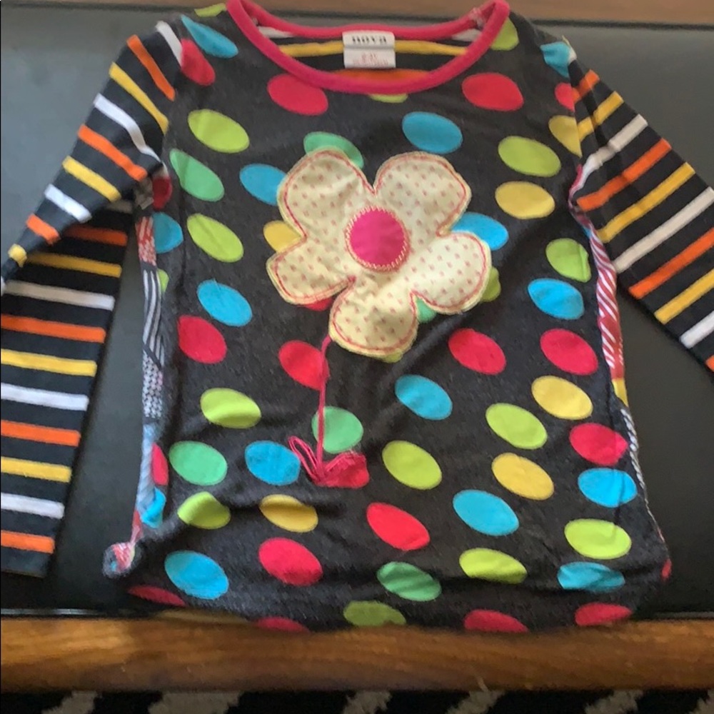 Gently worn colorful flower sugar